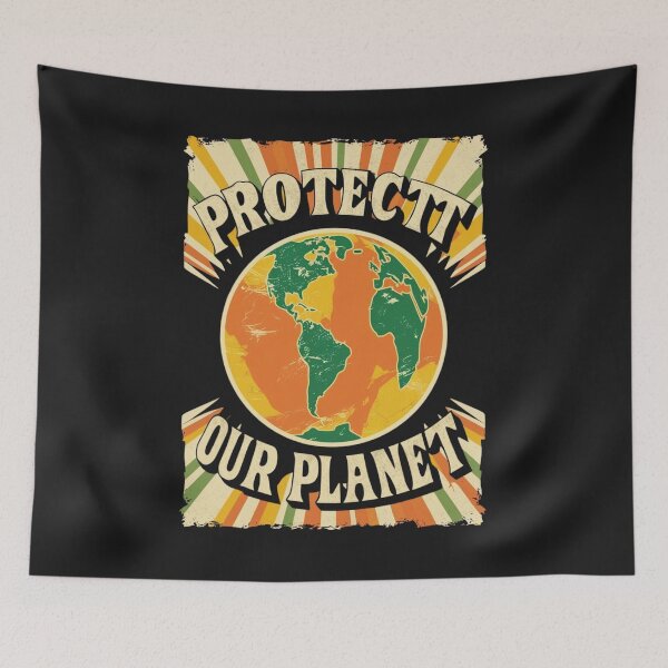 Item preview, Protect Our Planet Vintage Earth Design designed and sold by ibobo4656.