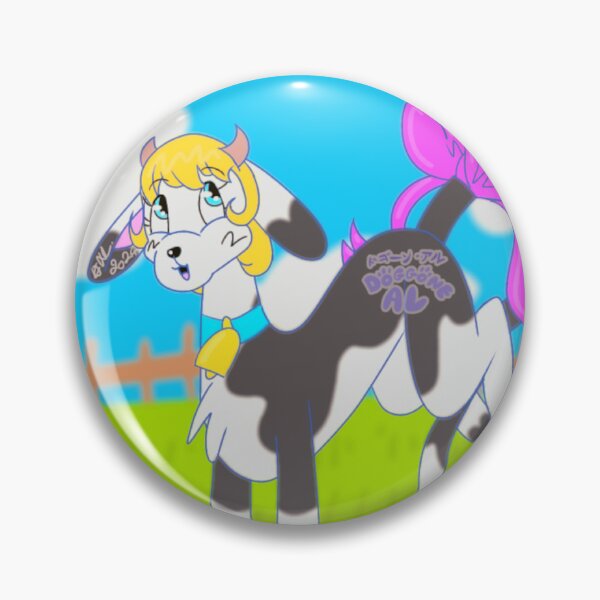 Item preview, Puppycow clothing, badges and tote bags designed and sold by DoggoneAL.