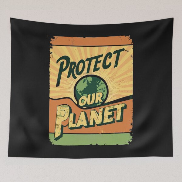 Item preview, Protect Our Planet Vintage Earth Design designed and sold by ibobo4656.