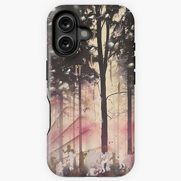 Ravers in the woods- eyepopincandy iPhone Tough Case