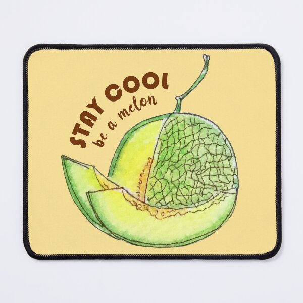 Item preview, Stay Cool Be a Melon Cute Watercolor Melon Fruit Illustration designed and sold by Green2711.