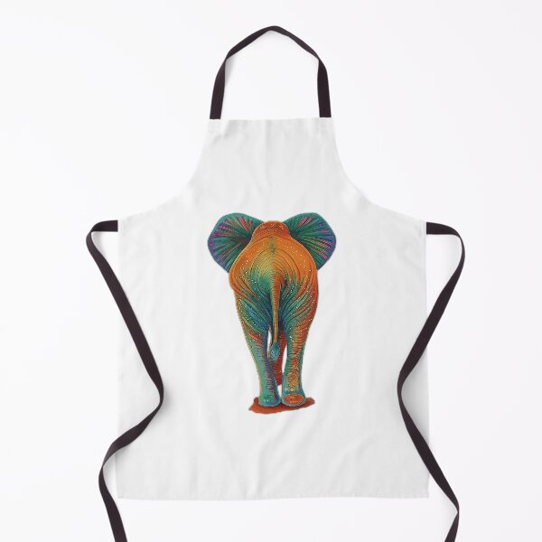 Item preview, Colorful funny elephant butt  designed and sold by CryptoLadyGabi.