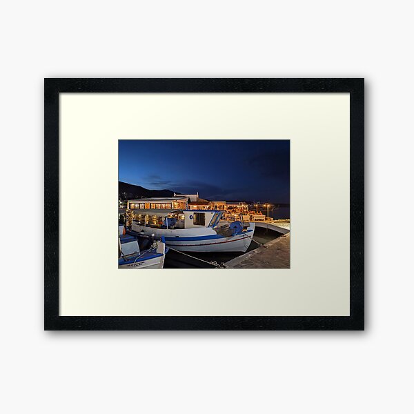 Item preview, Harbour in Elounda, Crete designed and sold by WeeeSillySausage.