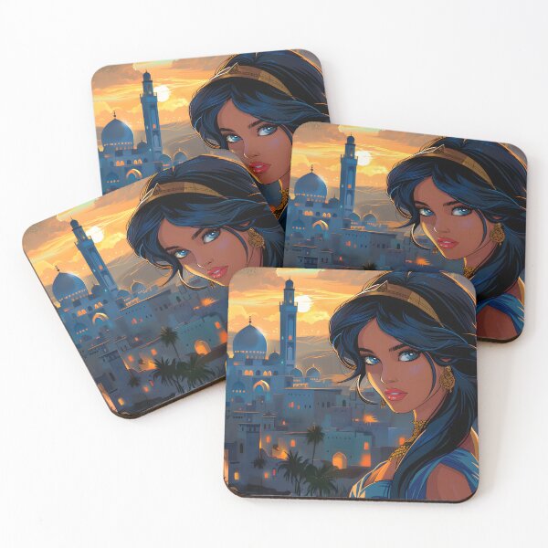 Item preview, Enchanting evening over a mystical desert cityscape. designed and sold by Artessie.