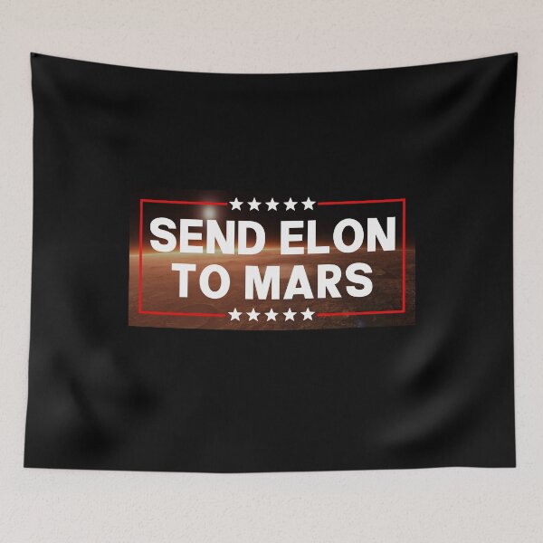 Item preview, Send Elon To Mars - Funny Anti Elon designed and sold by PixVib.