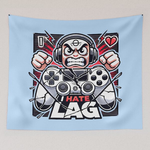 Item preview, I Hate Lag - Gamer Rage Mode designed and sold by TSQ.
