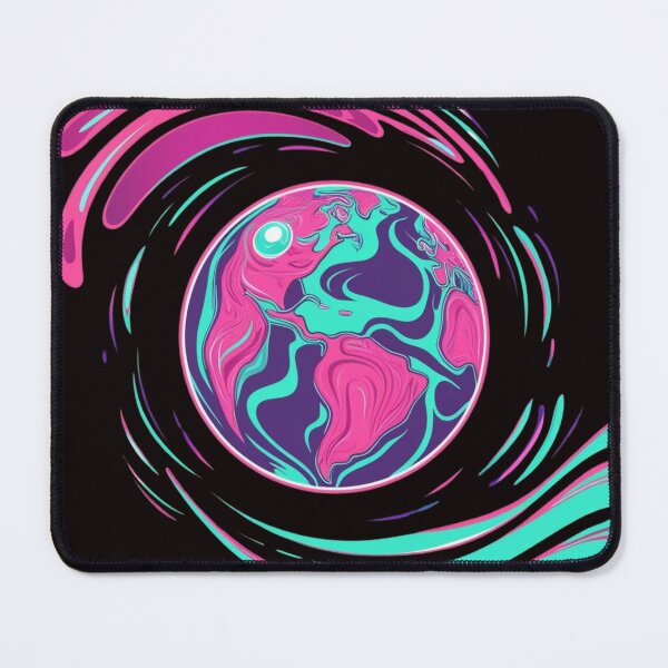 Item preview, Psychedelic Earth Abstract Swirl Art designed and sold by ibobo4656.