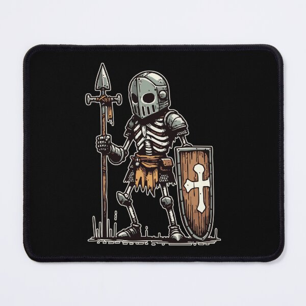 Item preview, Skeleton Knight Cool Medieval Fantasy designed and sold by TomFrontierArt.