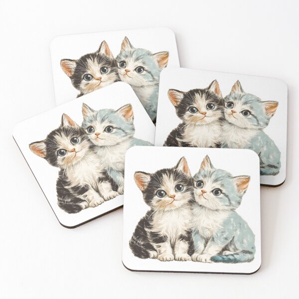 Item preview, Cute Vintage Kittens designed and sold by NicolasGlowArt.