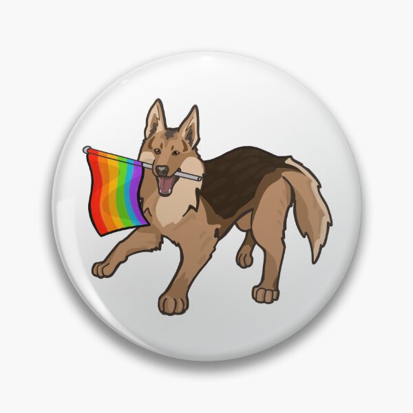 Item preview, German Shepherd Dog Pride LGBTQ+  designed and sold by kaiakay.