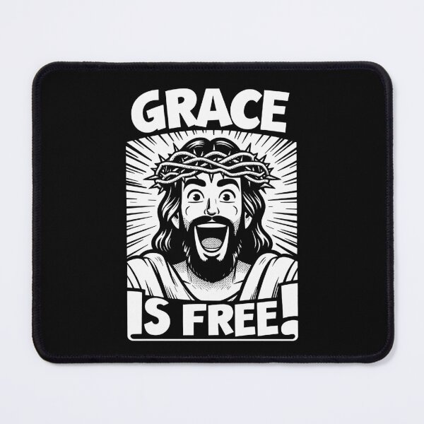 Item preview, God's Grace is Free designed and sold by plushism.