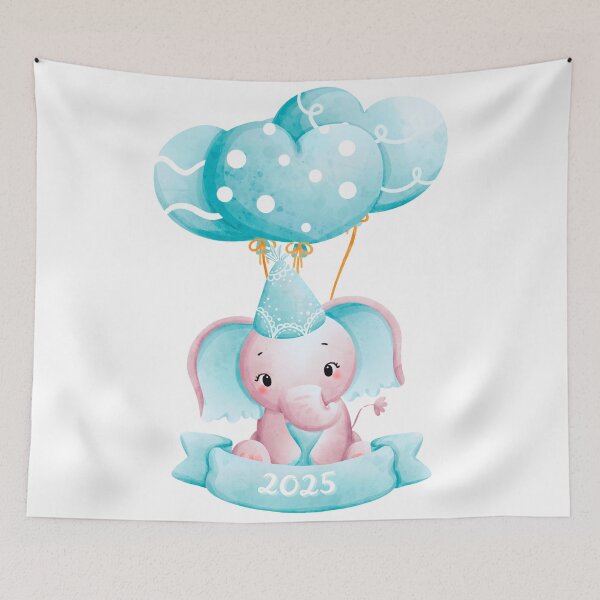 Item preview, Adorable Baby Elephant Newborn  2025 designed and sold by MyAbstractInk.