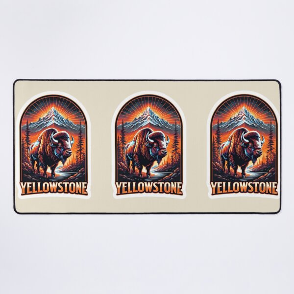 Item preview, Futuristic Sticker Design Featuring Bison and Neon Accents designed and sold by Aise06.