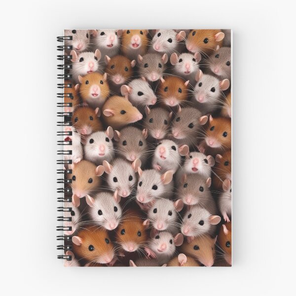 Item preview, Ratones lindos y divertidos: adorable patrón de ratón apilado designed and sold by FarmOfCuties.