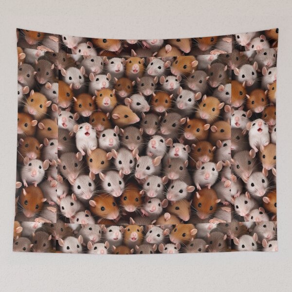 Item preview, Cute and Funny Mice - Adorable Stacked Mouse Pattern designed and sold by FarmOfCuties.