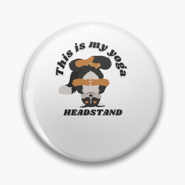 Item preview, Pawsitive Pose: Yoga Headstand Dog Art designed and sold by Zakrytos ★★★★★.