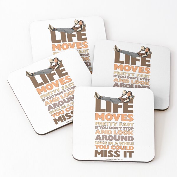 Item preview, Ferris Bueller - Life Moves Pretty Fast designed and sold by Candywrap Studio.