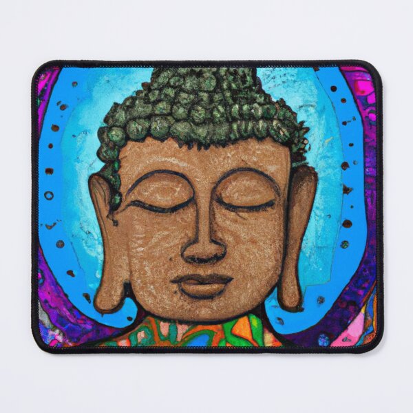 Item preview, Colorful Buddha Art Piece Wall Decor Colorful Art Piece Painting Drawing Sticker Phone Case designed and sold by Vecno Concepts CF6930.