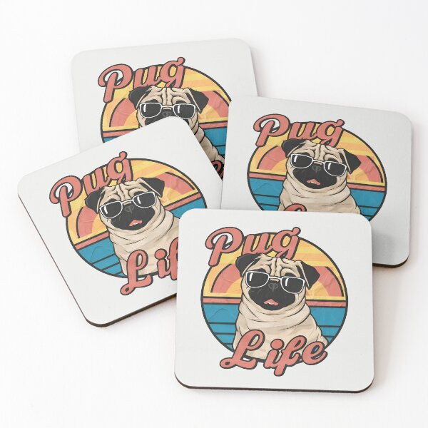 Item preview, Pug Life – Cool Pug Pun Design designed and sold by Jollys-ArtShop.