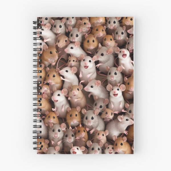 Item preview, Ratones apilados divertidos: patrón de ratón lindo y juguetón designed and sold by FarmOfCuties.