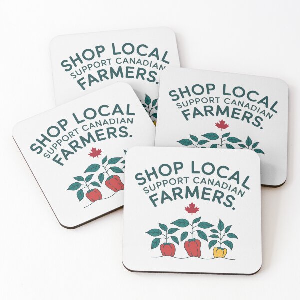 Item preview, Shop Local Support Canadian Farmers designed and sold by HowToCanadian.