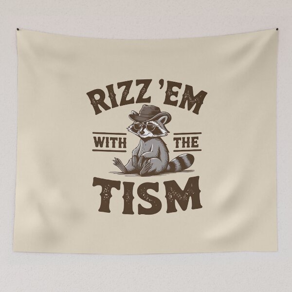 Item preview, ¡Que se rían de ellos con el Tism! – Diseño divertido de meme de mapache designed and sold by Aredbox.
