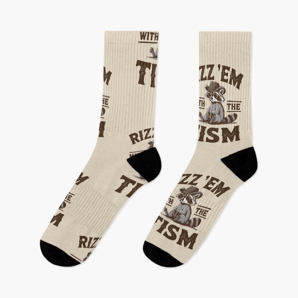 Item preview, Rizz ’Em with the Tism – Funny Raccoon Meme Design designed and sold by Aredbox.