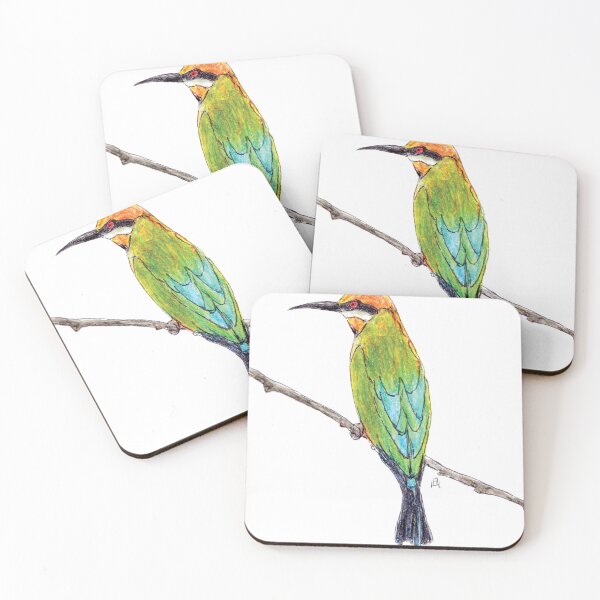 Item preview, Australian artwork - Rainbow Bee Eater, NT, Aus. designed and sold by Anne Huth.