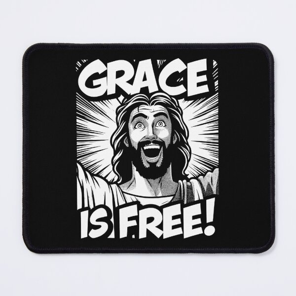 Item preview, God's Grace is Free designed and sold by plushism.