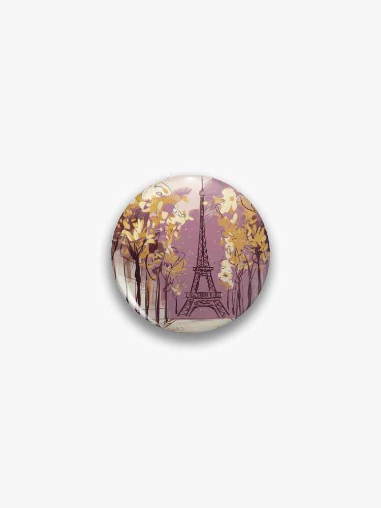Thumbnail 1 of 3, Pin, Paris Eiffel Tower designed and sold by Patricks-Art.