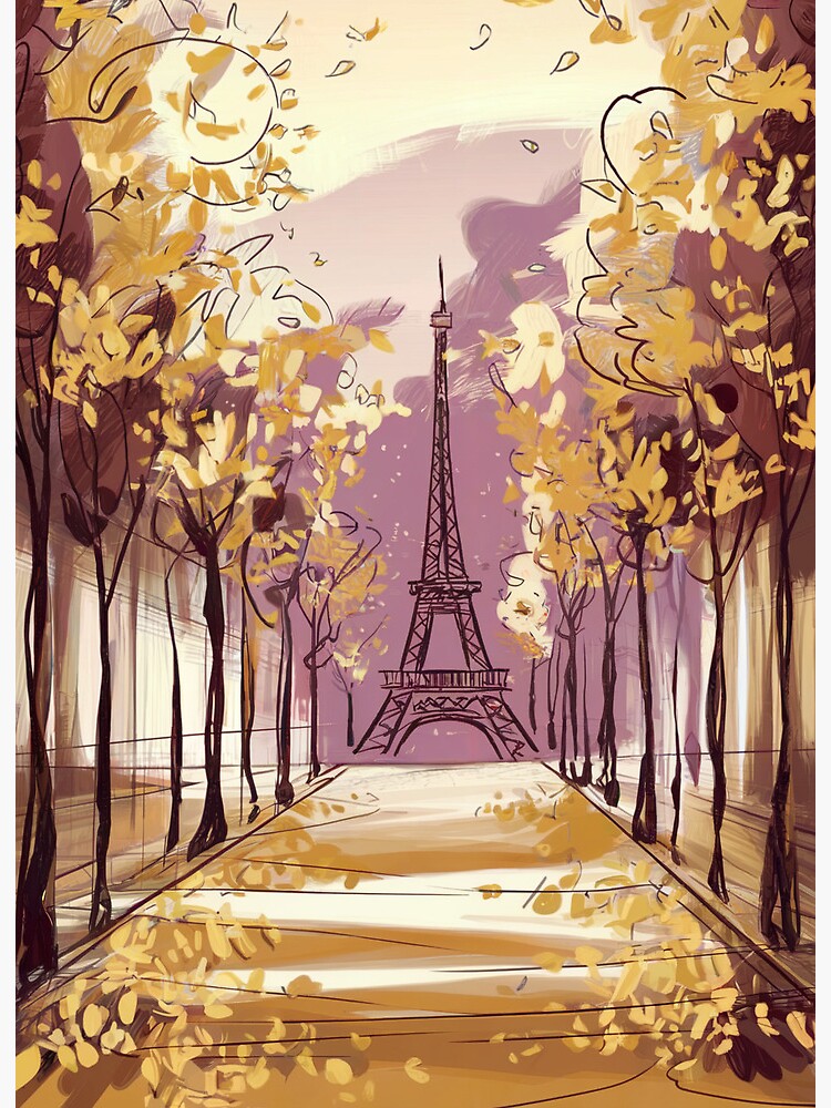 Thumbnail 2 of 2, Art Board Print, Paris Eiffel Tower designed and sold by Patricks-Art.