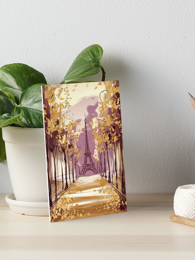 Thumbnail 1 of 2, Art Board Print, Paris Eiffel Tower designed and sold by Patricks-Art.