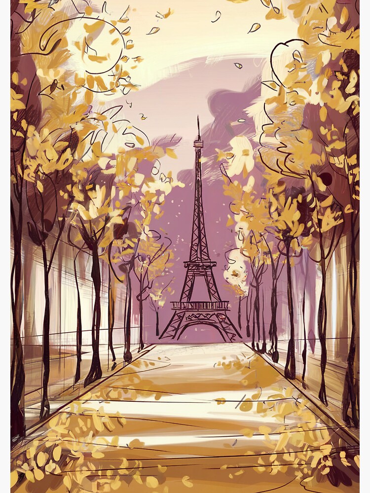 Thumbnail 3 of 3, Journal, Paris Eiffel Tower designed and sold by Patricks-Art.
