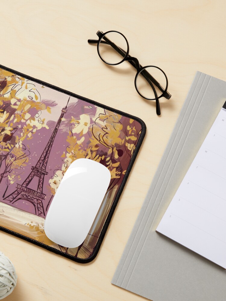 Thumbnail 3 of 5, Mouse Pad, Paris Eiffel Tower designed and sold by Patricks-Art.
