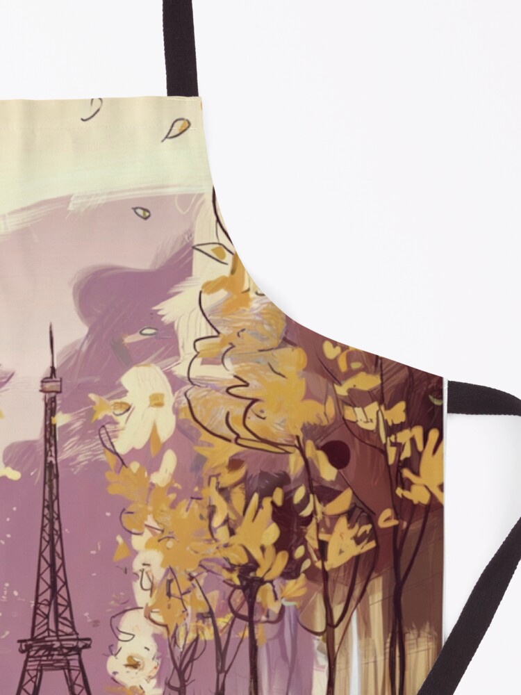Thumbnail 3 of 6, Apron, Paris Eiffel Tower designed and sold by Patricks-Art.