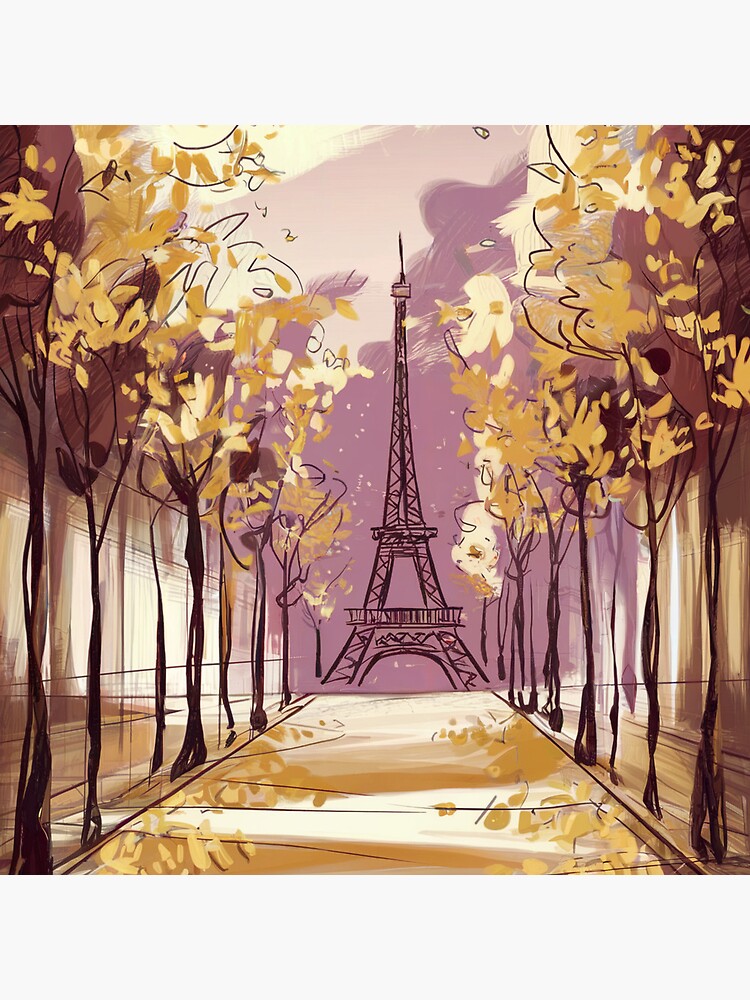 Thumbnail 4 of 4, Clock, Paris Eiffel Tower designed and sold by Patricks-Art.