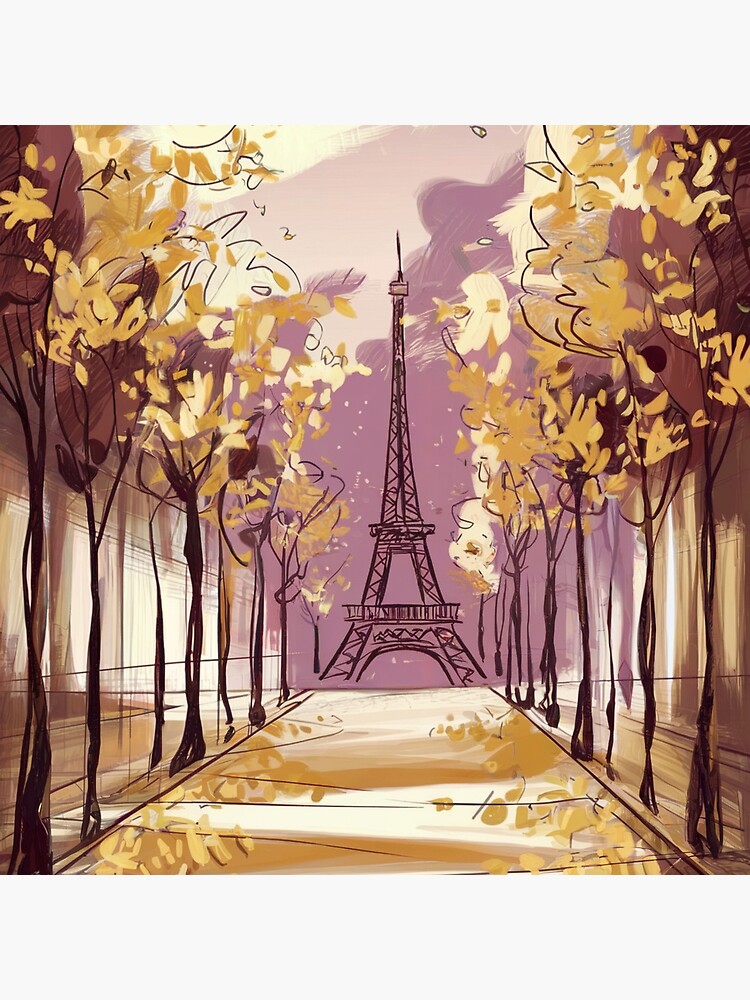 Thumbnail 4 of 4, Pillow, Paris Eiffel Tower  designed and sold by Patricks-Art.