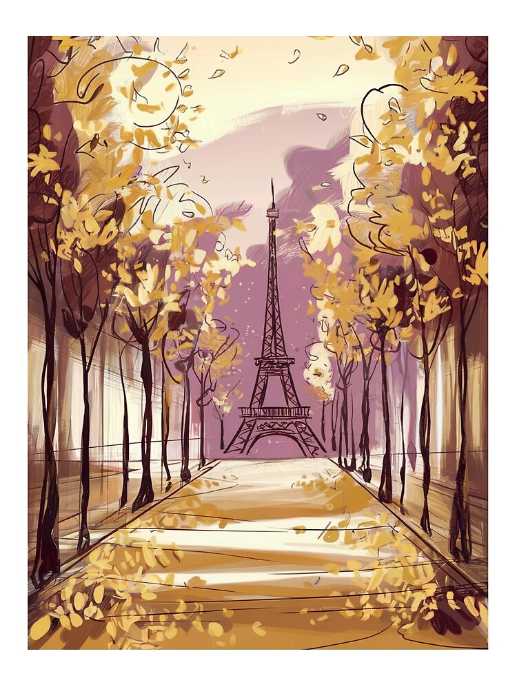 Thumbnail 3 of 3, Scarf, Paris Eiffel Tower designed and sold by Patricks-Art.