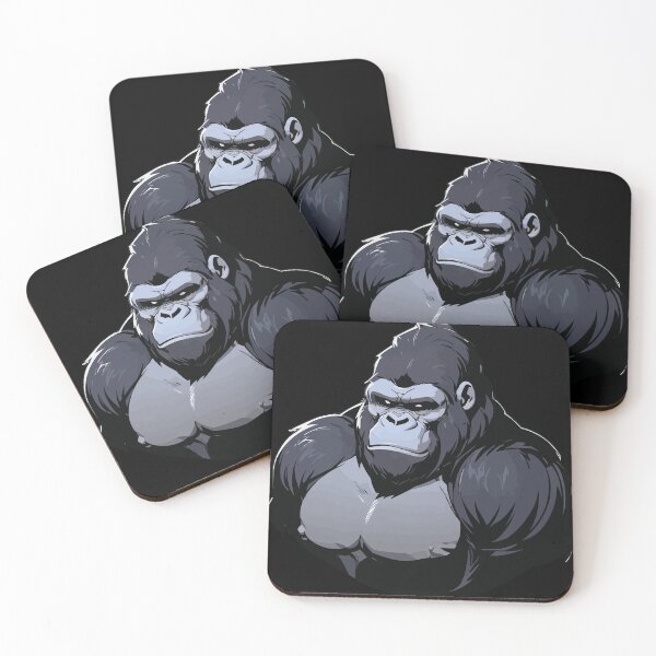 Item preview, Gorila de espalda plateada designed and sold by Getup-clothing.