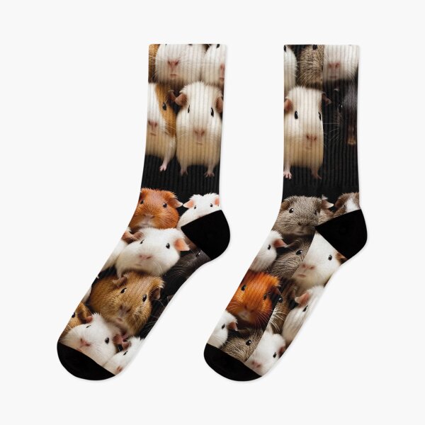 Item preview, Funny Stacked Guinea Pigs - Cute and Playful Piggy Pattern designed and sold by FarmOfCuties.