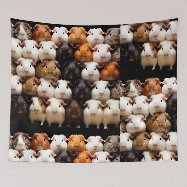 Item preview, Funny Stacked Guinea Pigs - Cute and Playful Piggy Pattern designed and sold by FarmOfCuties.