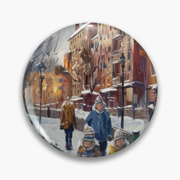 Item preview, Children In The Snow designed and sold by Patricks-Art.
