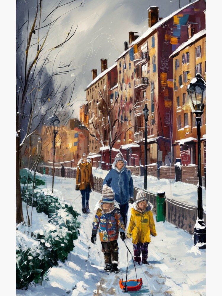 Thumbnail 4 of 4, Samsung Galaxy Phone Case, Children In The Snow designed and sold by Patricks-Art.