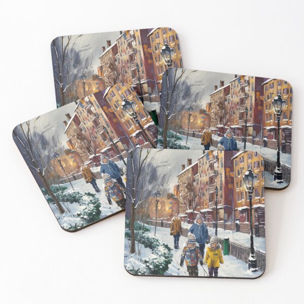 Item preview, Children In The Snow designed and sold by Patricks-Art.