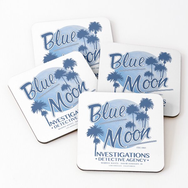 Item preview, Blue Moon Investigations Detective Agency designed and sold by Candywrap Studio.