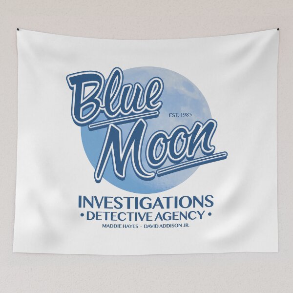 Item preview, Blue Moon Investigations Detective Agency designed and sold by Candywrap Studio.
