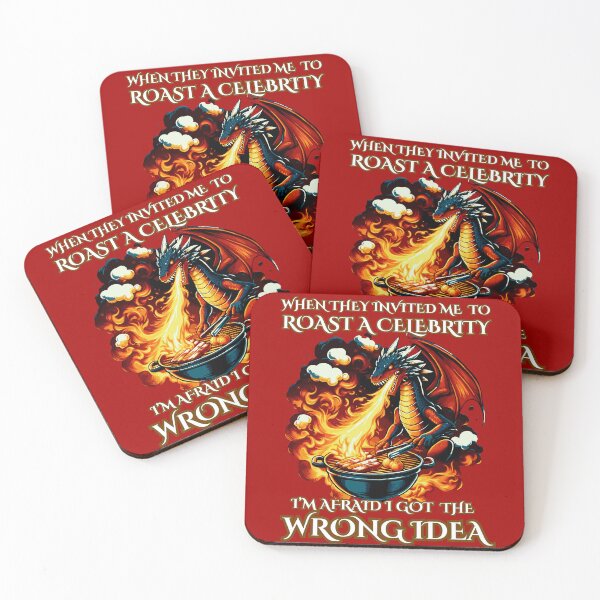 Item preview, Roast A Celebrity | Funny Cool Dragon At A BBQ designed and sold by McThingummy.