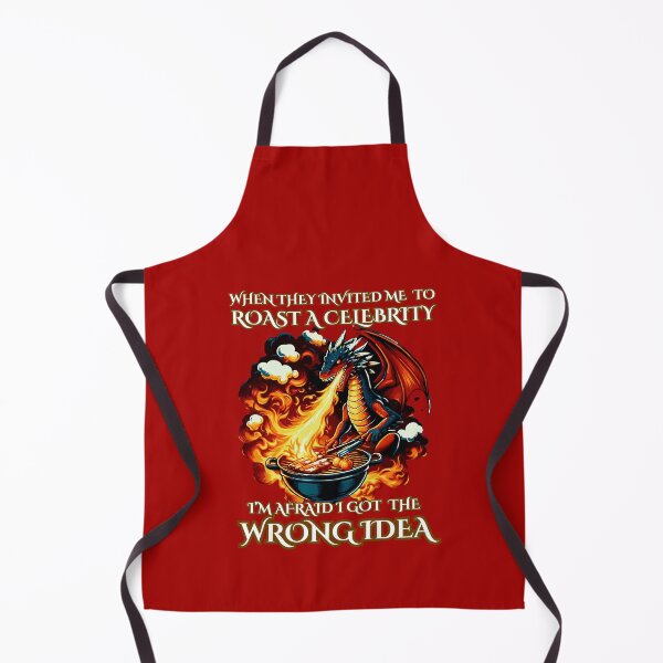 Item preview, Roast A Celebrity | Funny Cool Dragon At A BBQ designed and sold by McThingummy.