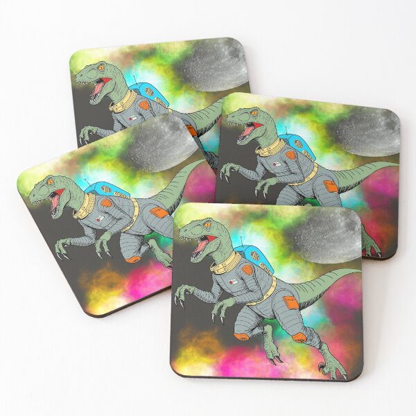 Item preview, Velociraptor Space traveler blacklight designed and sold by Dothestarkman.