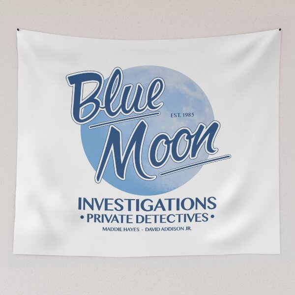 Item preview, Blue Moon Investigations Detective Agency designed and sold by Candywrap Studio.